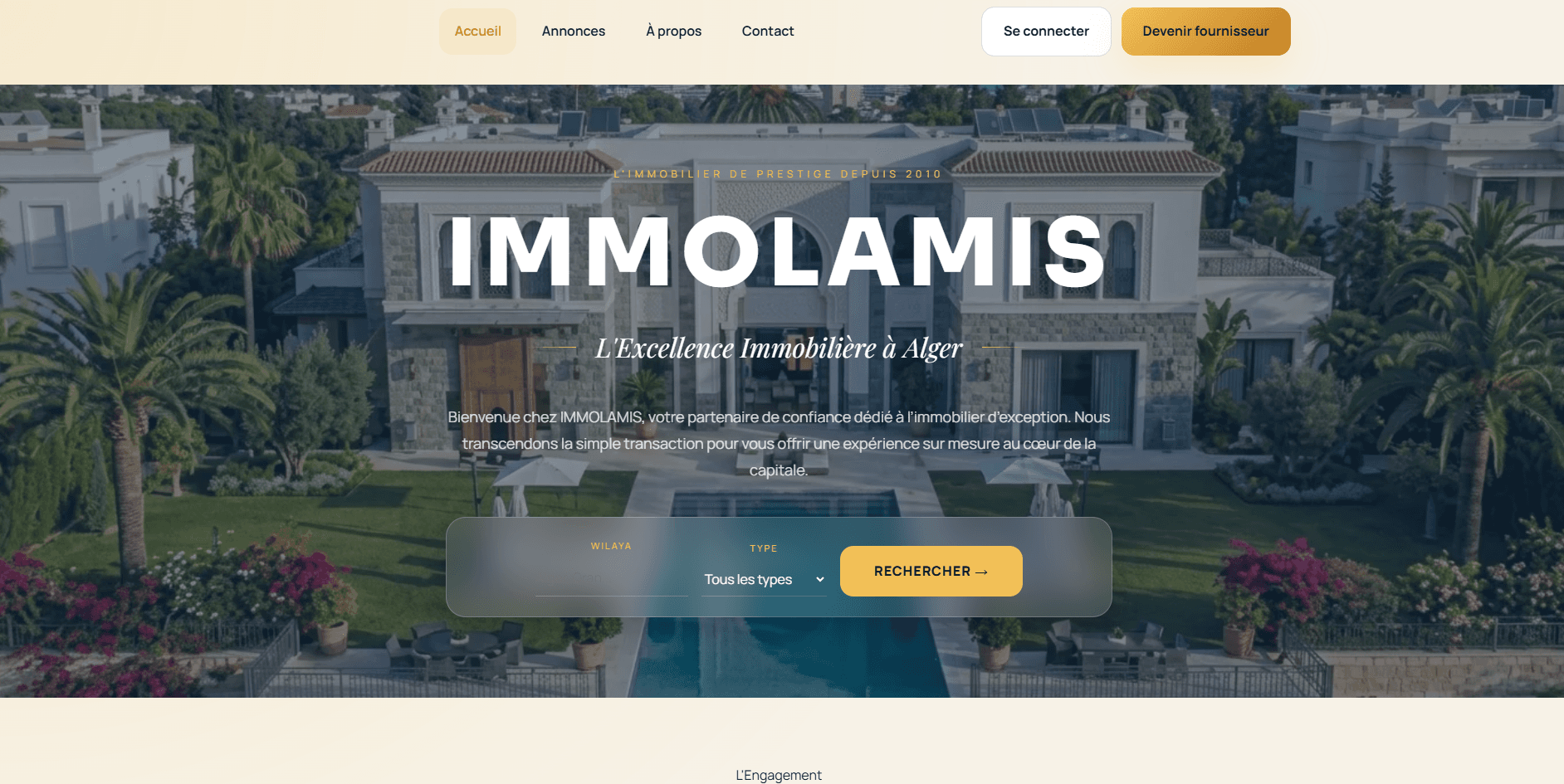 Immo Lamis Real Estate Platform